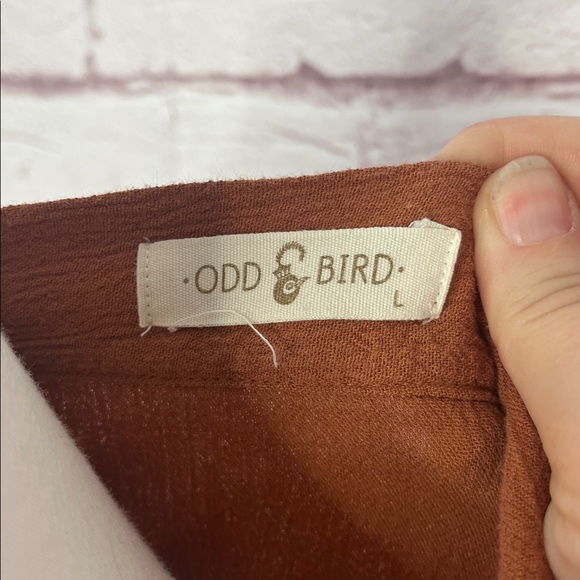 Women's Rust Wrap Top - Picture 7 of 10